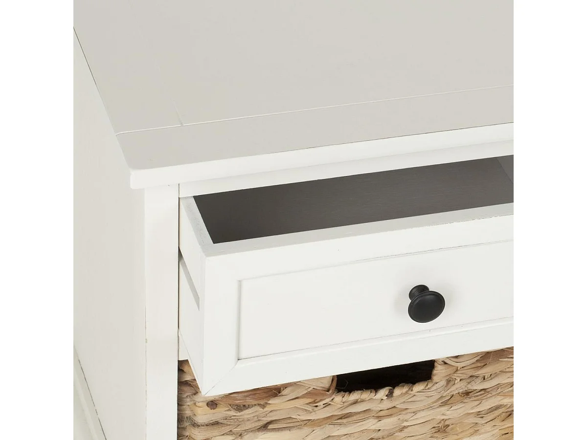 Meubles de rangement Distressed & Cream 39 X 106 X 50.03 cm - Tomasa