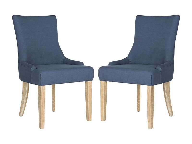 Lot de 2 chaise Bleu Acier 62 X 55 X 92.45 cm - Shirlene