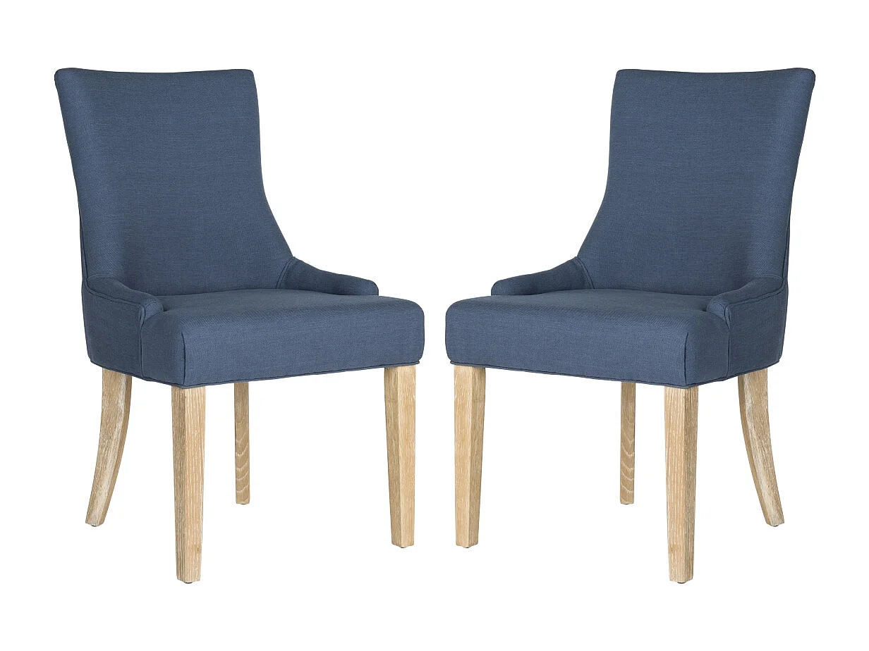 Lot de 2 chaise Bleu Acier 62 X 55 X 92.45 cm - Shirlene