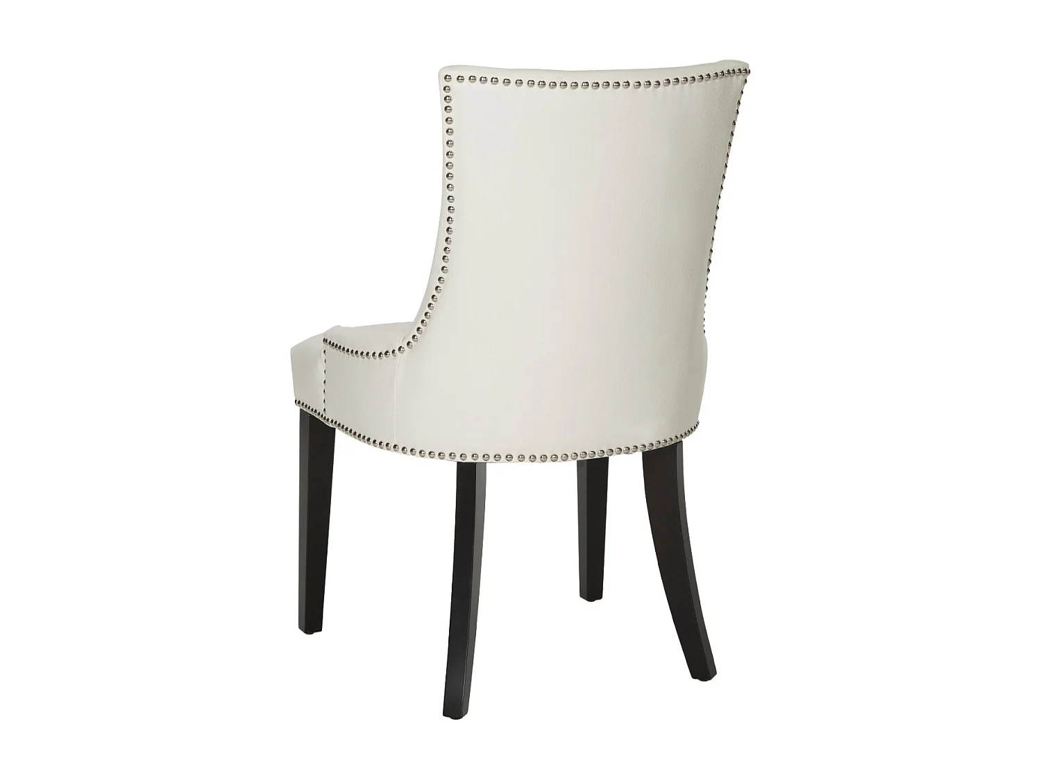 chaise Blanc Cuir 63 X 56 X 92.45 cm - Marcelina