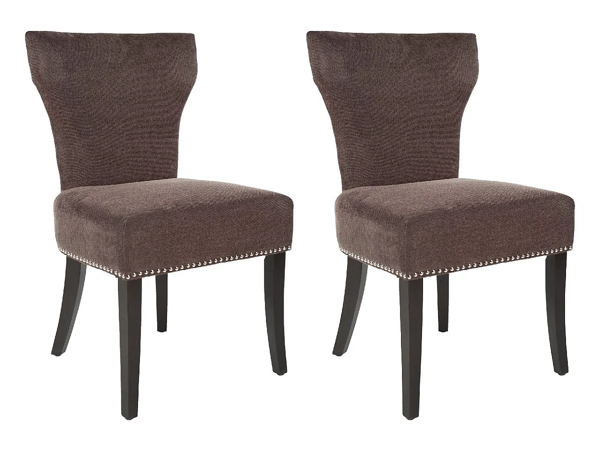 Lot de 2 chaise Marron 57 X 65 X 93.98 cm - Nancie