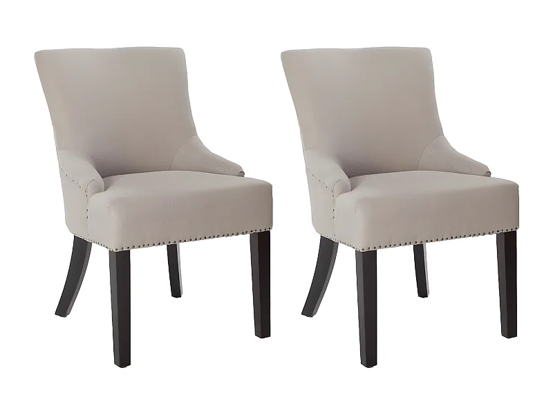 Lot de 2 chaise Beige 55 X 64 X 87.88 cm - Luanne