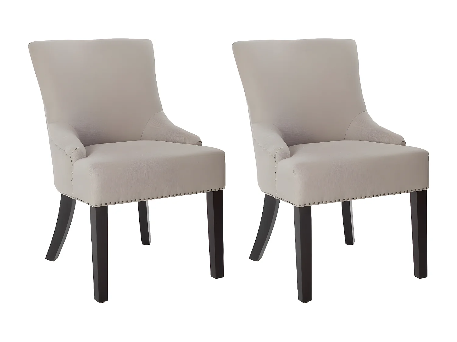 Lot de 2 chaise Beige 55 X 64 X 87.88 cm - Luanne