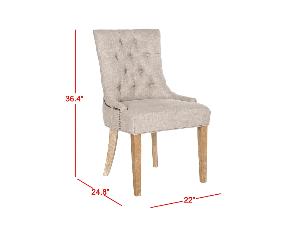 Lot de 2 chaise Gris 60 X 56 X 92.45 cm - Saundra