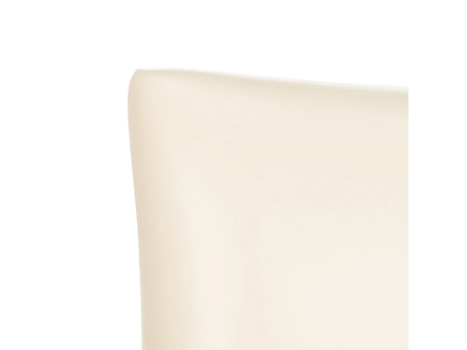 Lot de 2 chaise Crème et cuir 64 X 55 X 87.88 cm - Luanne