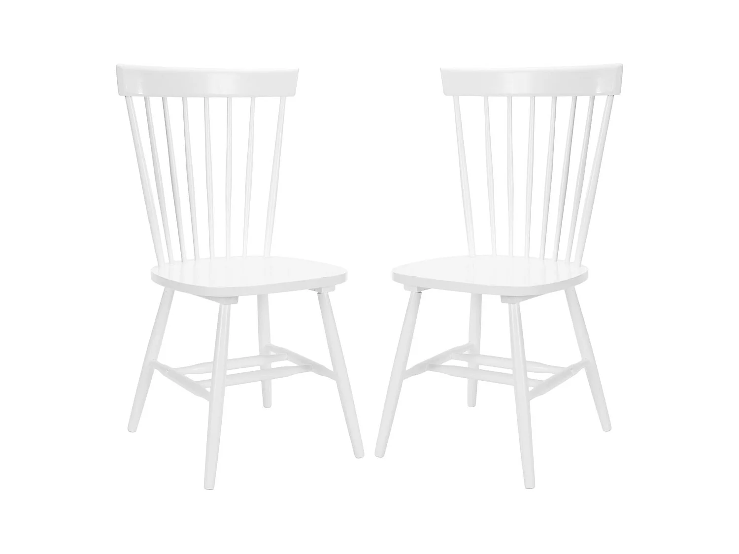 Chaises de salle à manger Blanc 50 x 55 x 90 cm - Parker