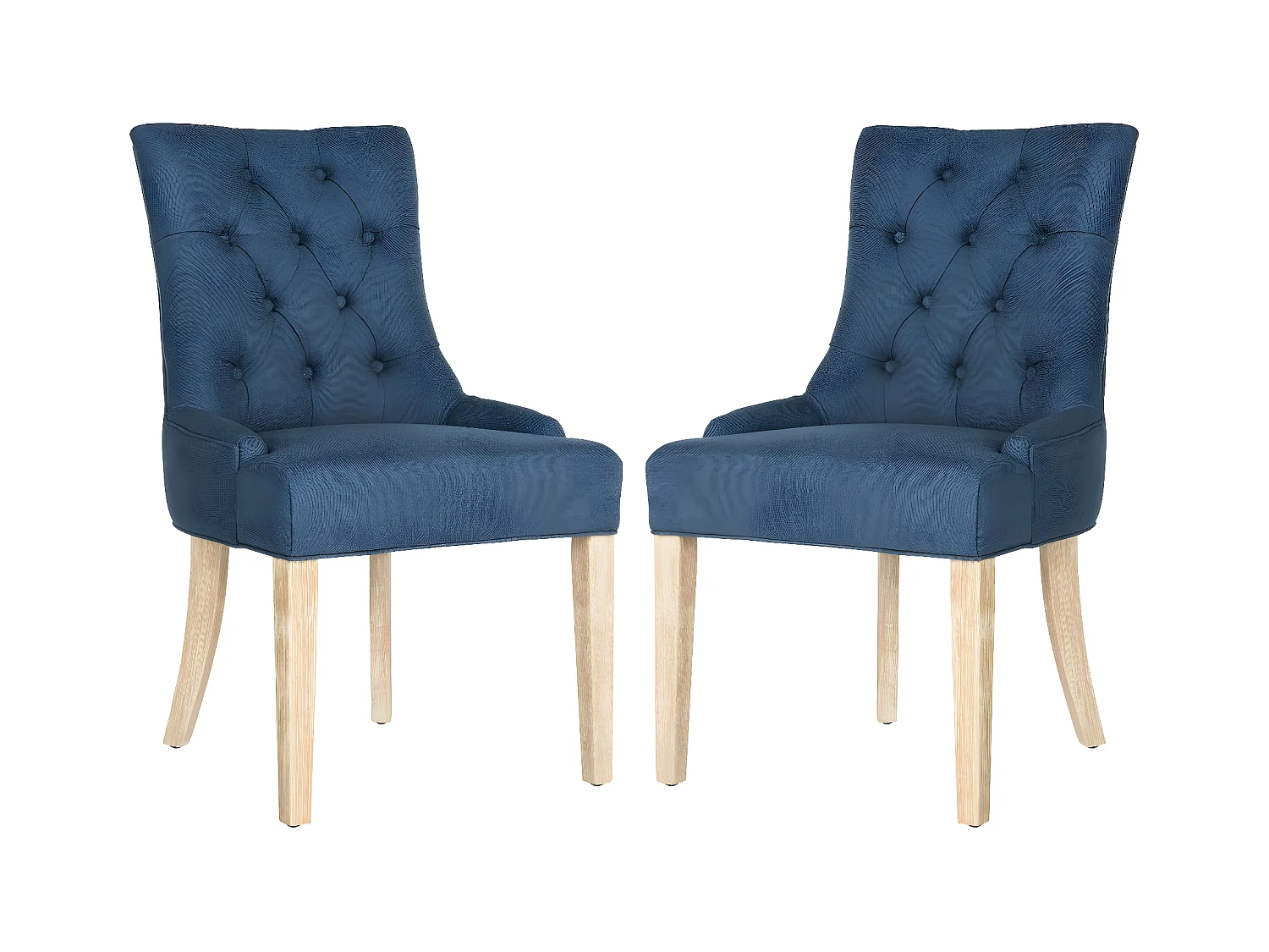 Lot de 2 chaise Bleu ciel 60 X 56 X 92.45 cm - Saundra