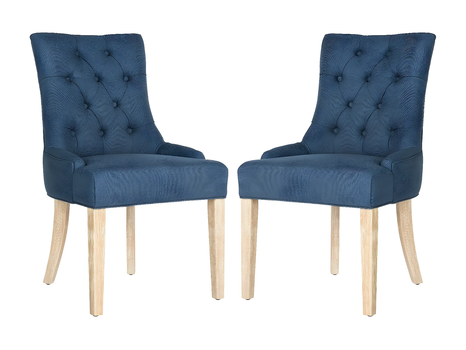 Lot de 2 chaise Bleu ciel 60 X 56 X 92.45 cm - Saundra