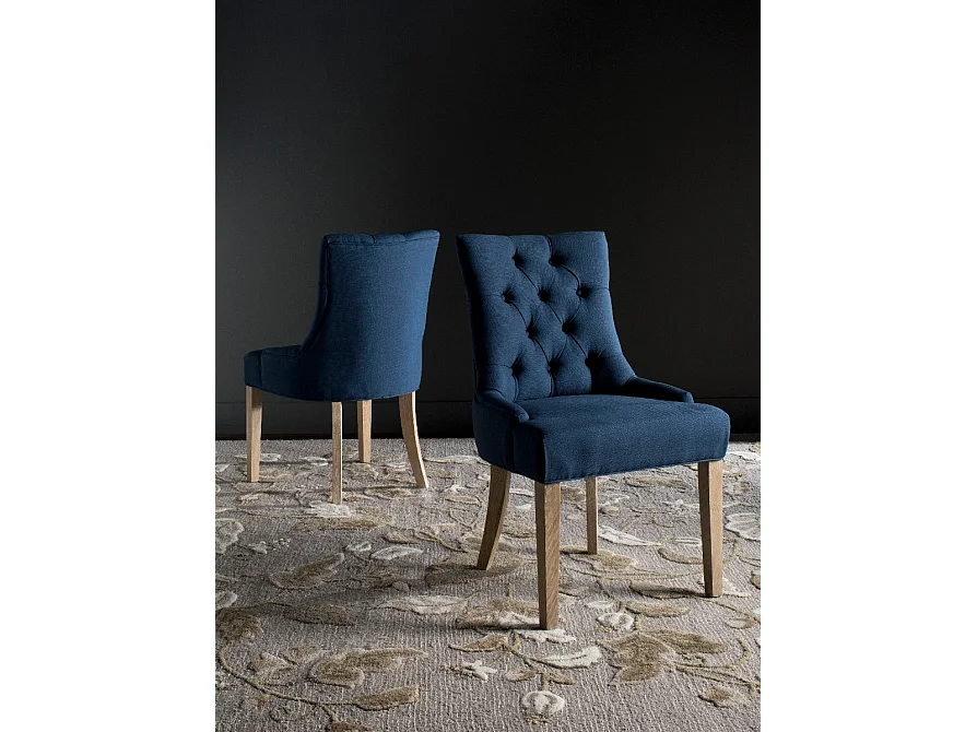 Lot de 2 chaise Bleu ciel 60 X 56 X 92.45 cm - Saundra