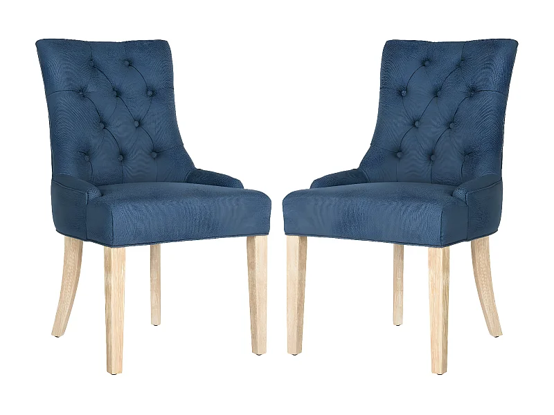 Lot de 2 chaise Bleu ciel 60 X 56 X 92.45 cm - Saundra