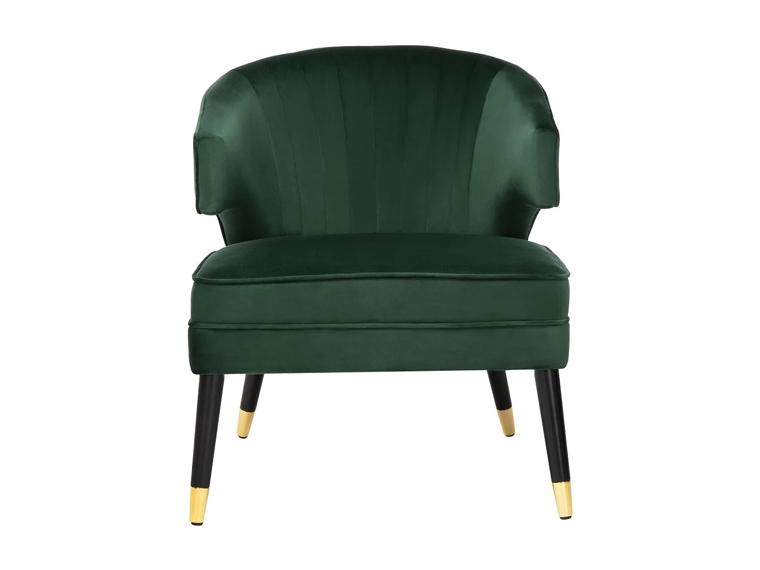 chaise Vert forêt et noir 71 X 71 X 73 cm - Elmyra