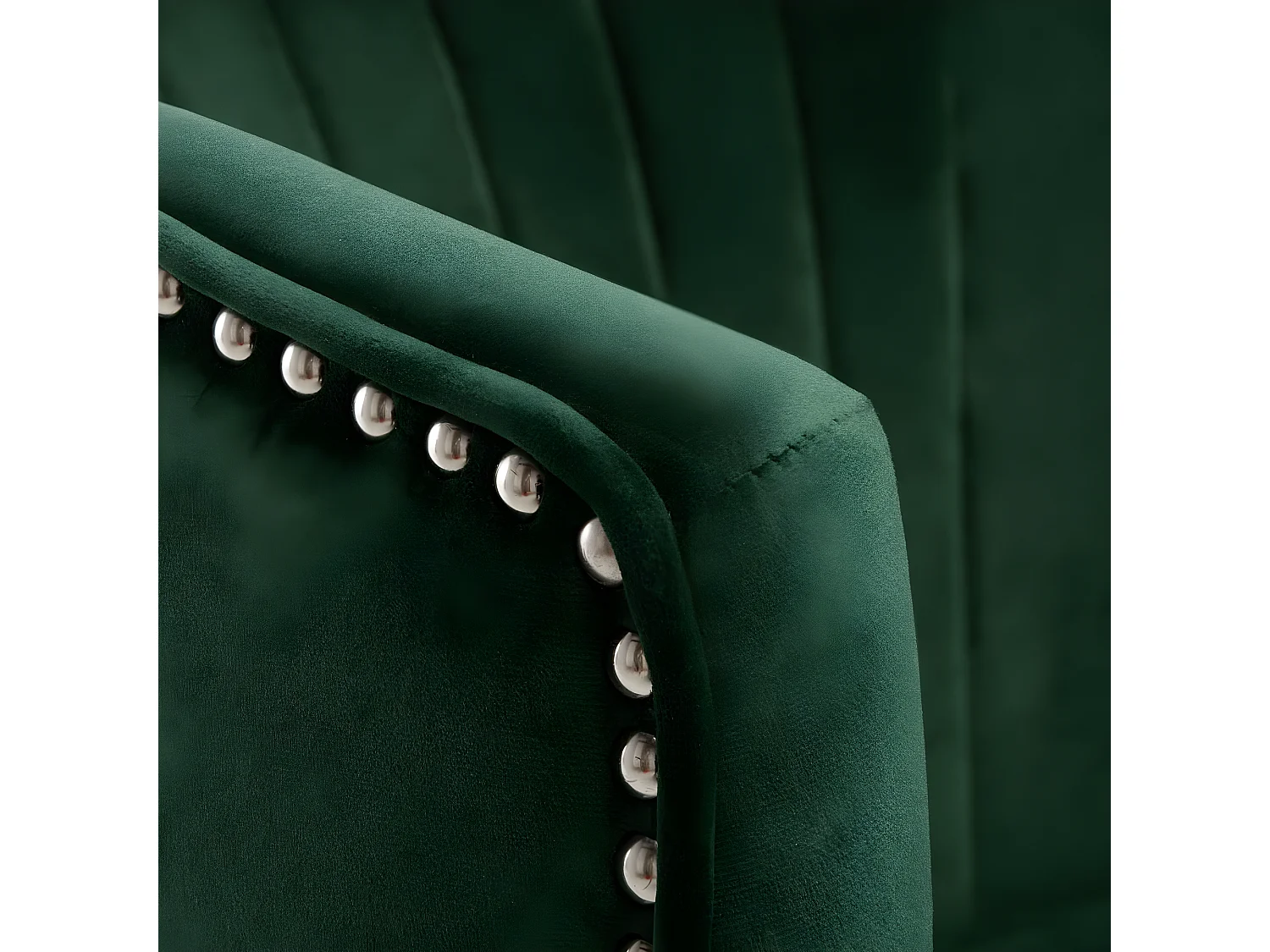 chaise Vert forêt et noir 71 X 71 X 73 cm - Elmyra