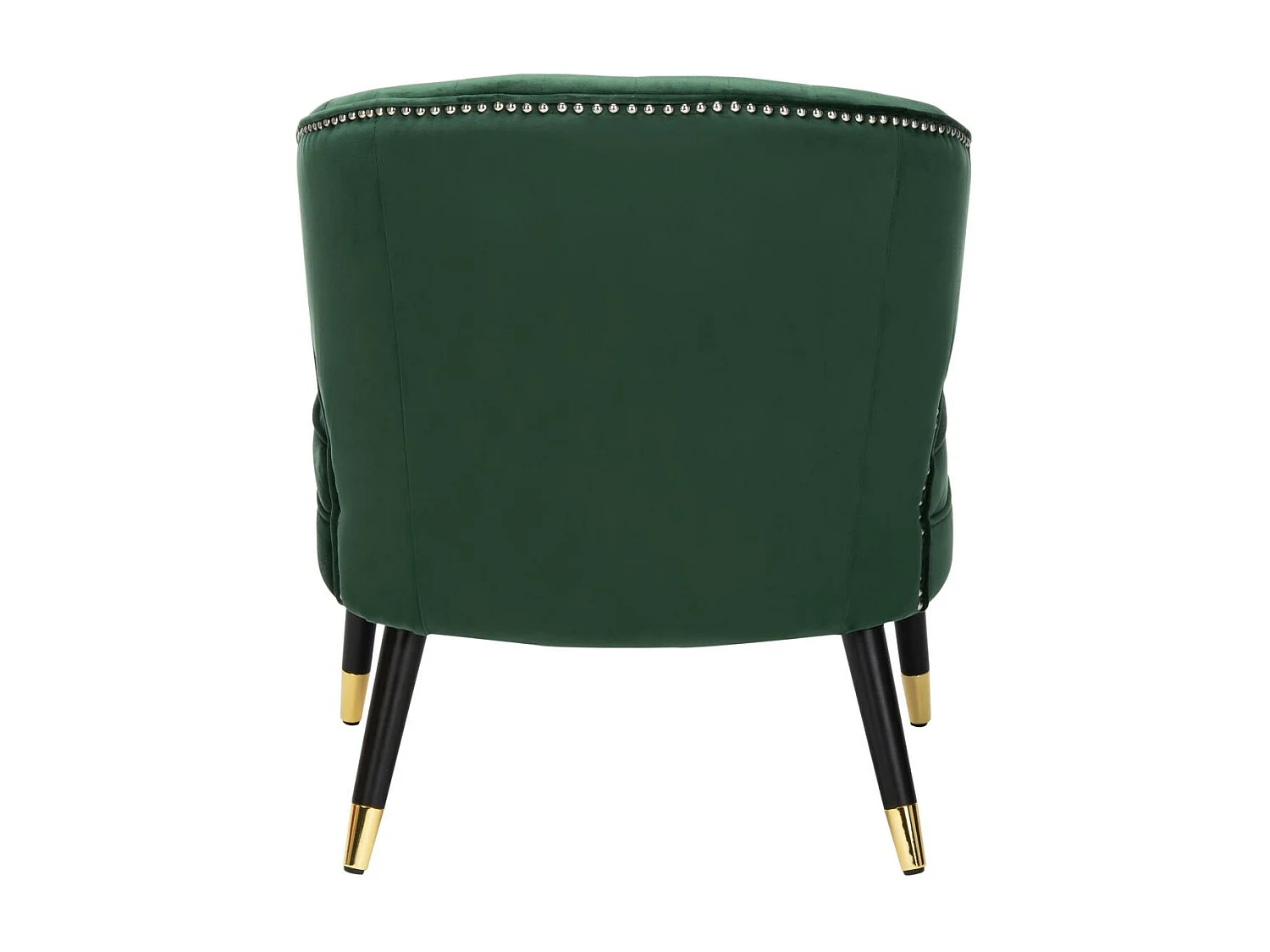 chaise Vert forêt et noir 71 X 71 X 73 cm - Elmyra