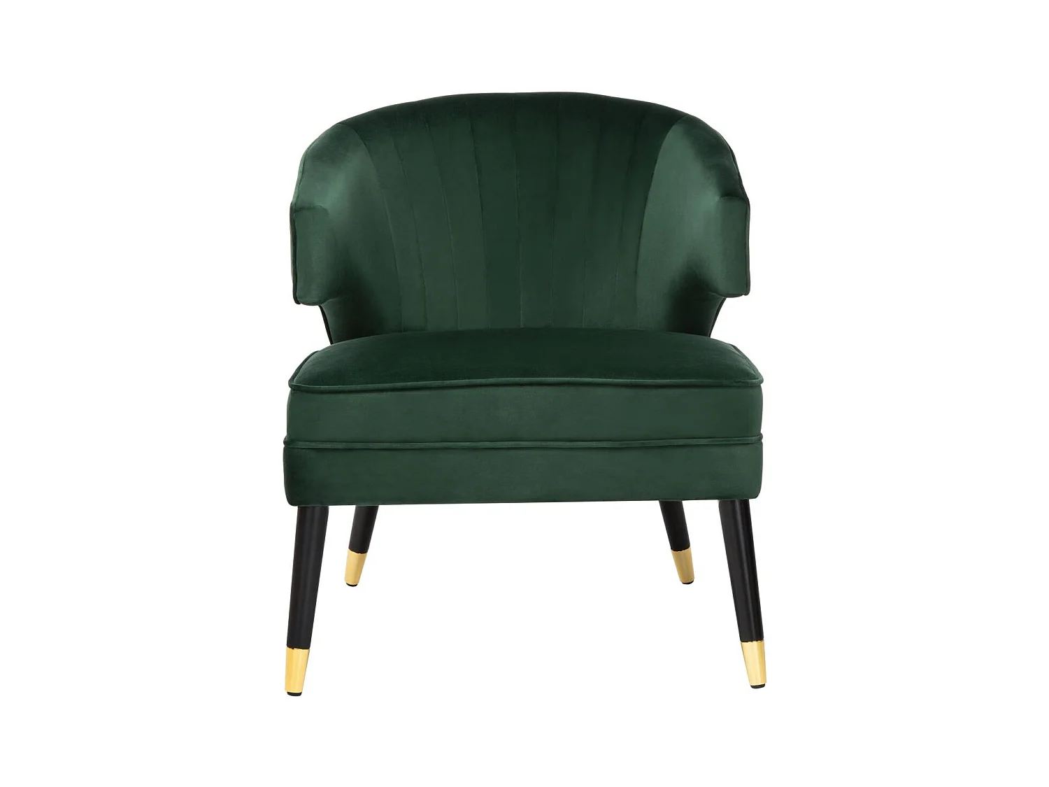 chaise Vert forêt et noir 71 X 71 X 73 cm - Elmyra