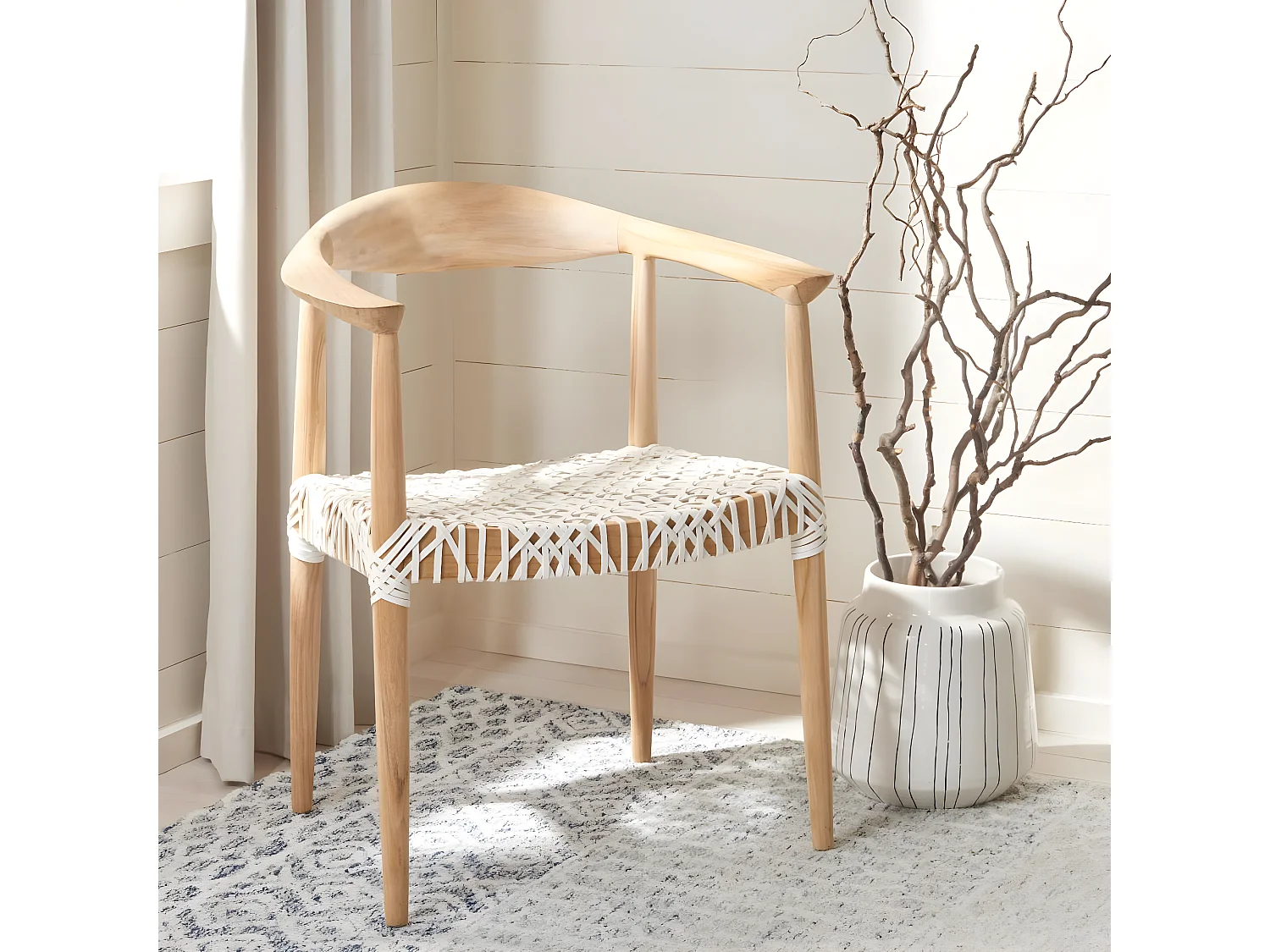 chaise Chêne clair 53 X 64 X 78.49 cm - Ema