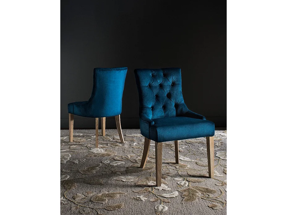 Lot de 2 chaise Bleu ciel 60 X 56 X 92.45 cm - Saundra