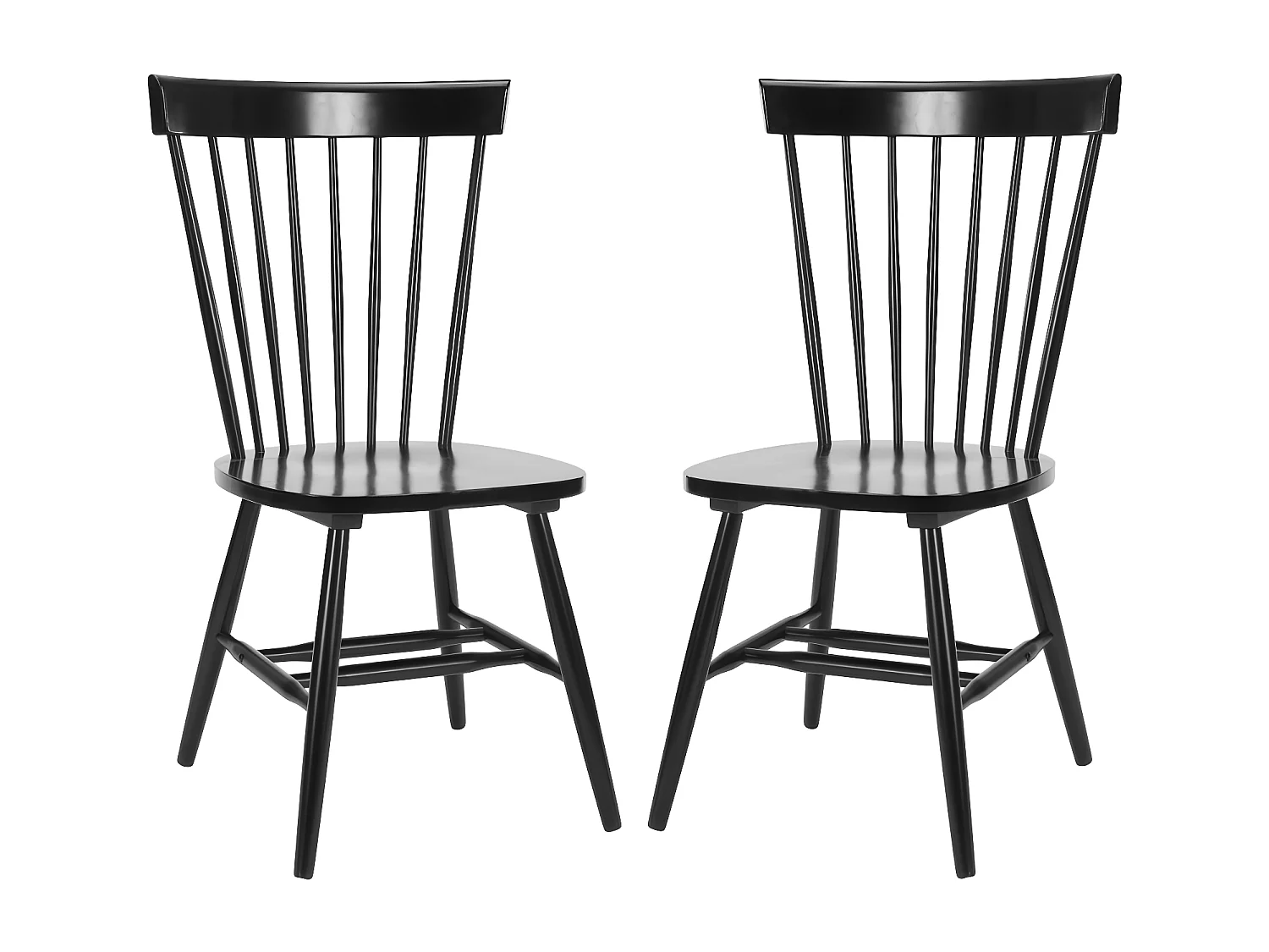 Lot de 2 Président NOIR 52 X 53 X 91 cm - Parker