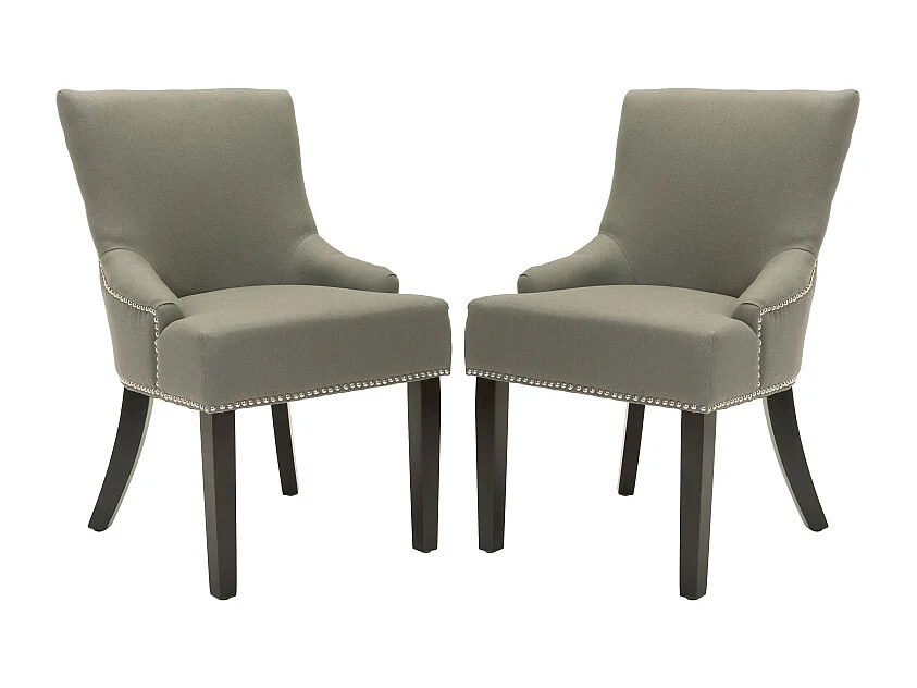 Lot de 2 chaise Gris et bleu 55 X 64 X 87.88 cm - Luanne