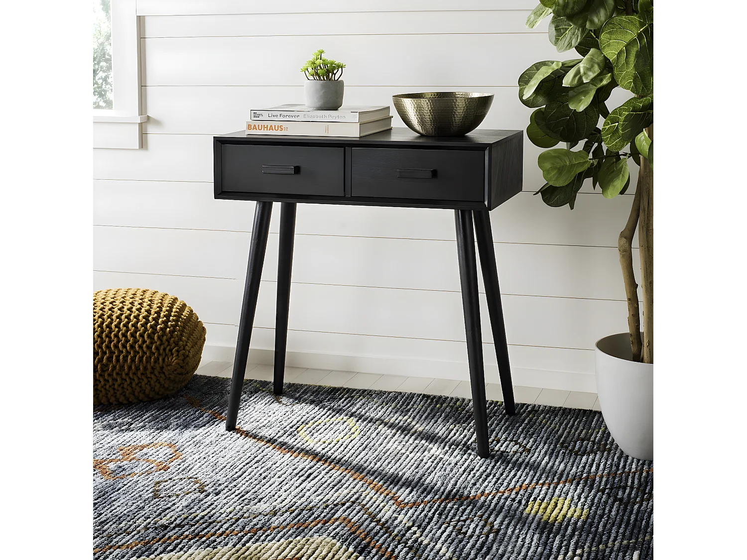 Table d'appoint Noir 35 X 72 X 78.23 cm - Willia