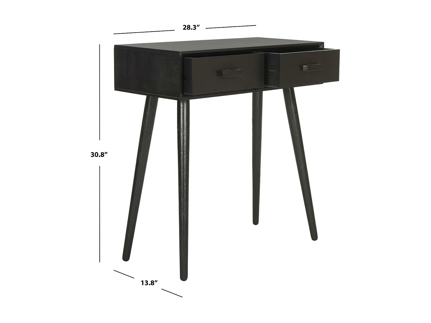 Table d'appoint Noir 35 X 72 X 78.23 cm - Willia