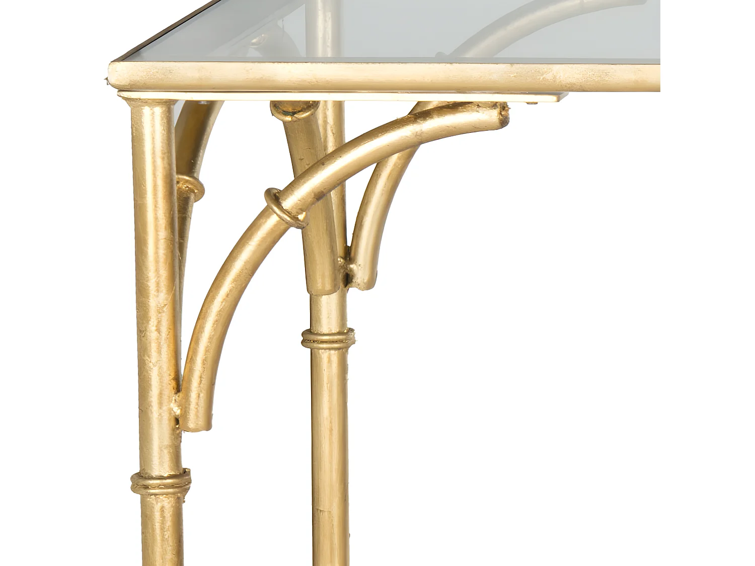 Table d'appoint Argent et noir 160 X 40 X 81.28 cm - Vennie