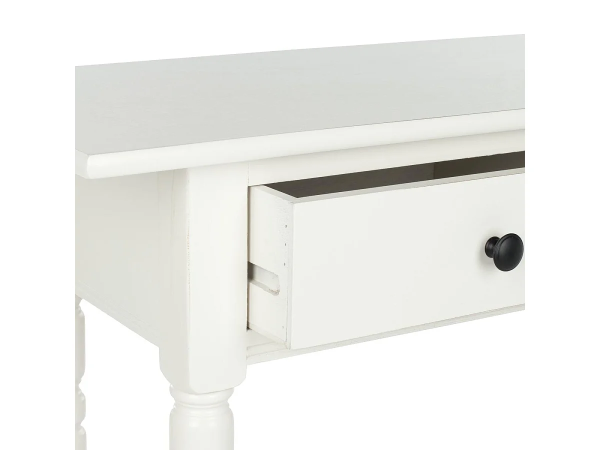 Table d'appoint Déchiré et crème 33 X 96 X 81.02 cm - Eathel