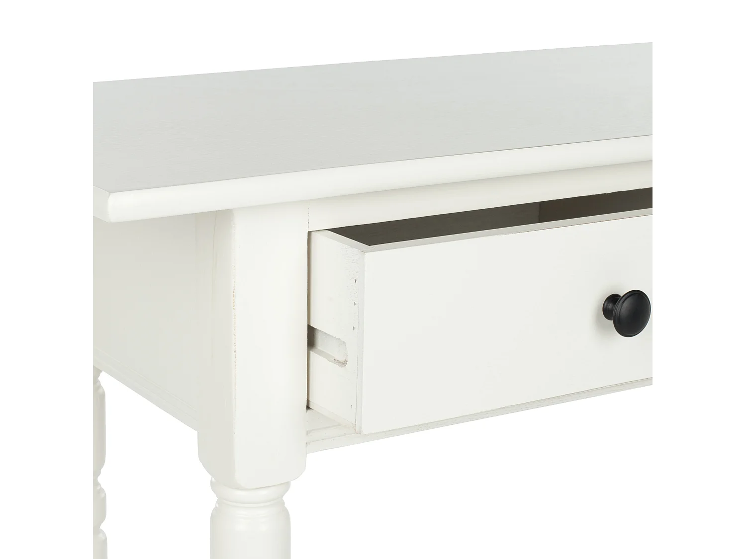 Table d'appoint Déchiré et crème 33 X 96 X 81.02 cm - Eathel