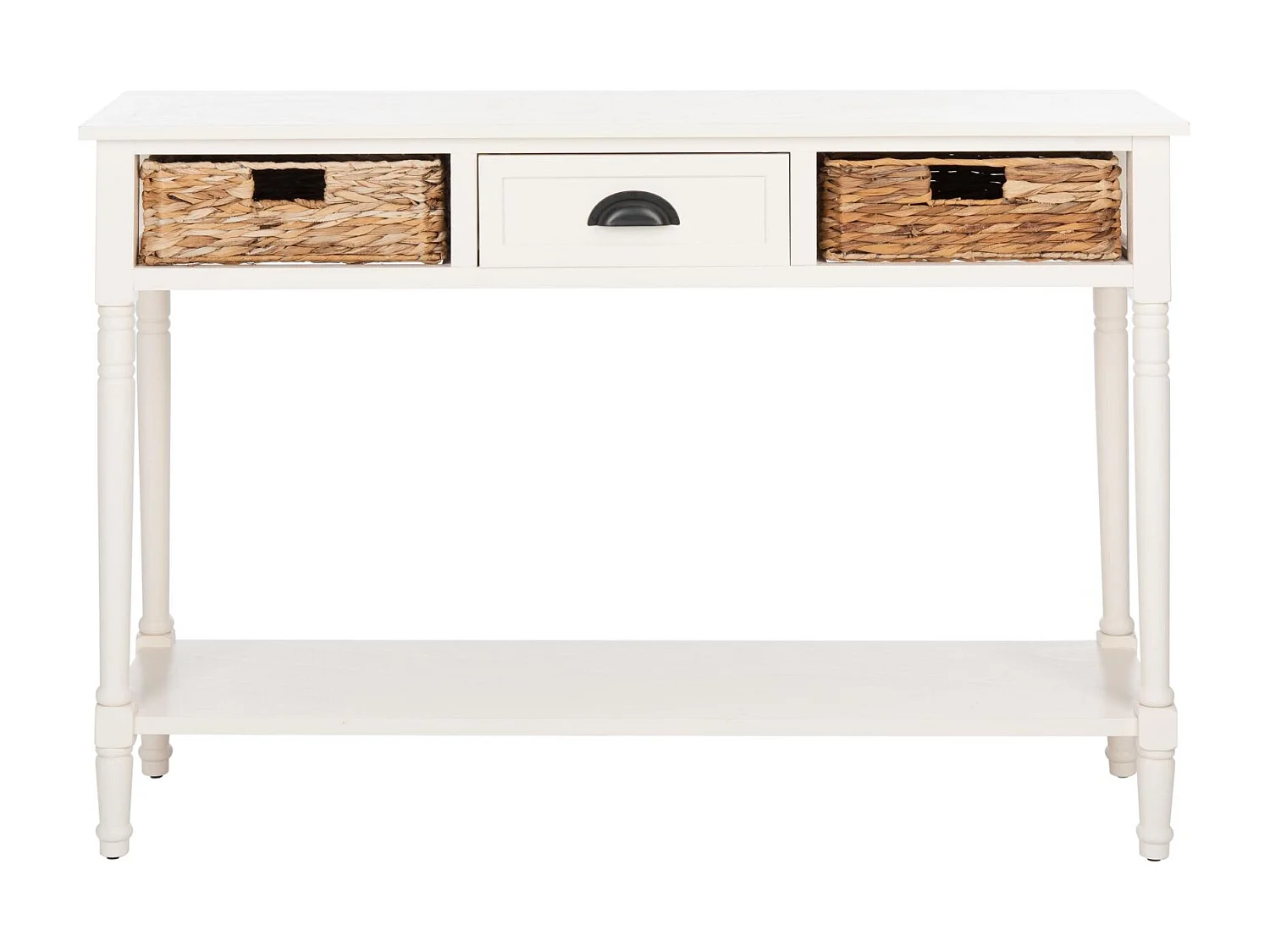 Table d'appoint Déchiré et blanc 34 X 113 X 80.01 cm - Jeane