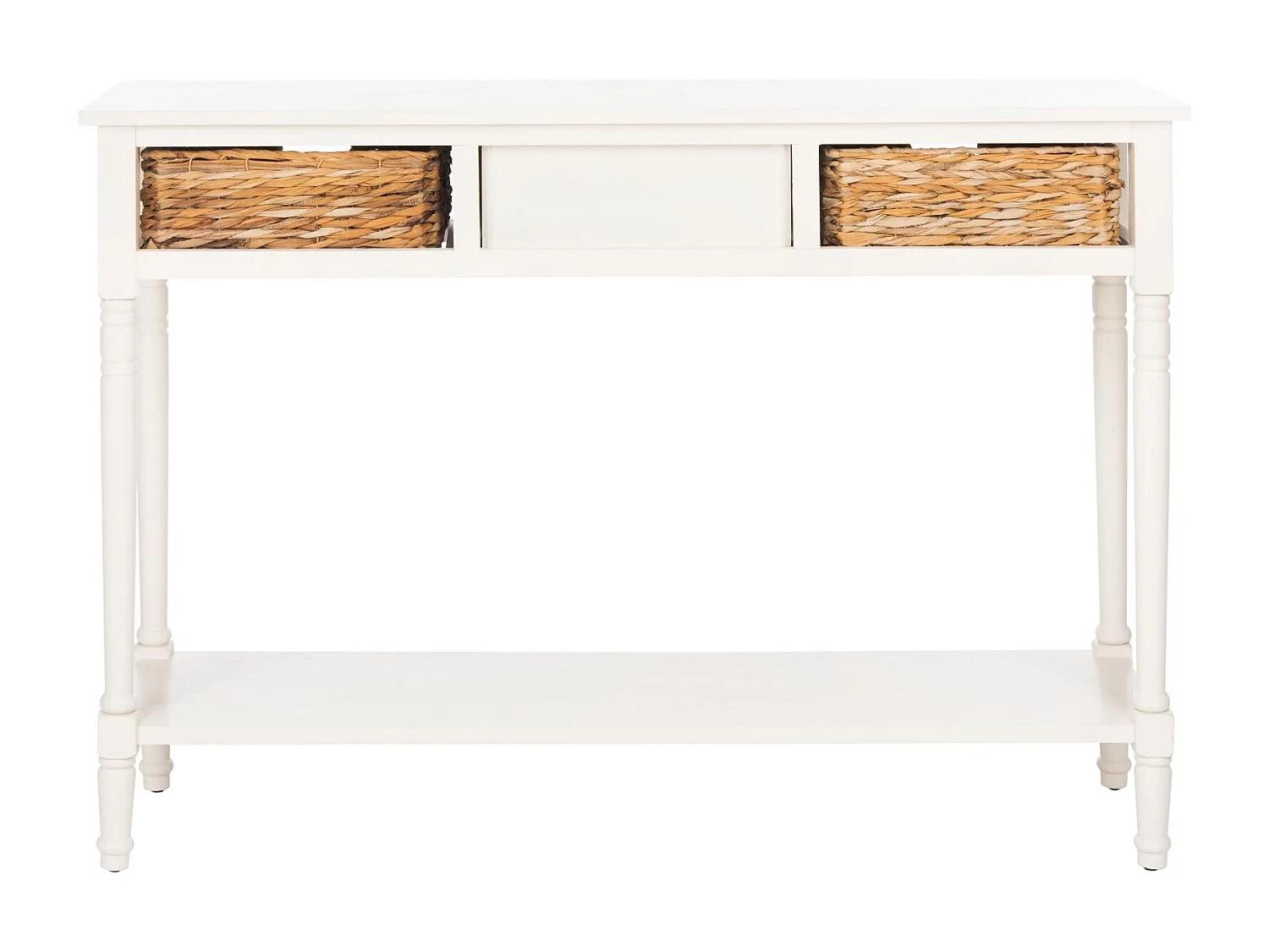 Table d'appoint Déchiré et blanc 34 X 113 X 80.01 cm - Jeane