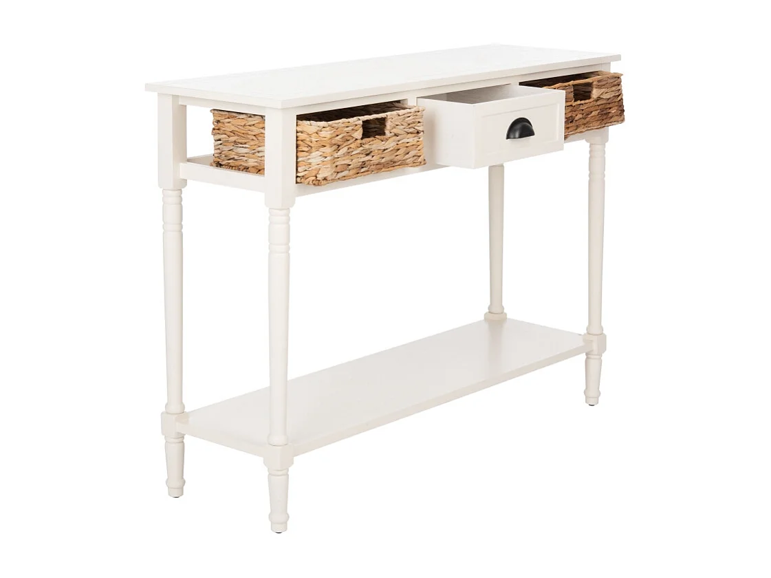 Table d'appoint Déchiré et blanc 34 X 113 X 80.01 cm - Jeane