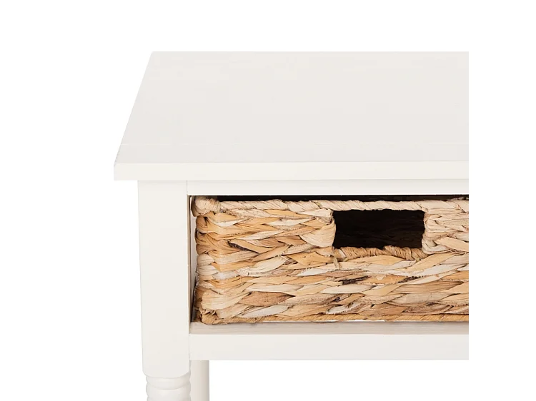 Table d'appoint Déchiré et blanc 34 X 113 X 80.01 cm - Jeane
