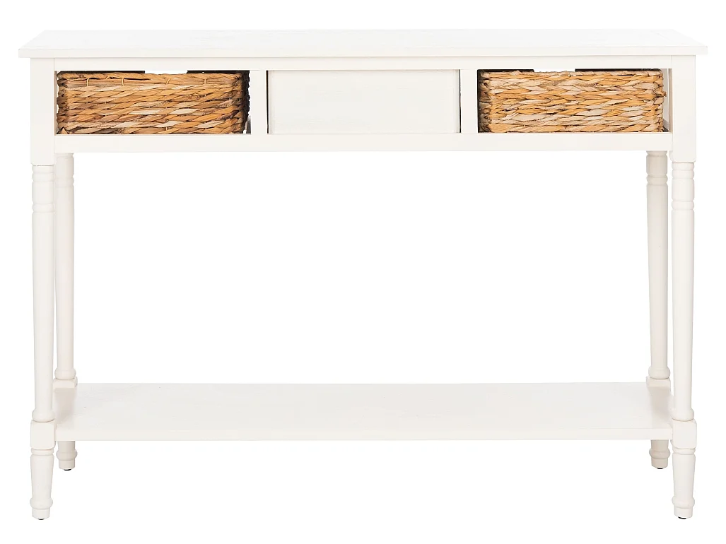 Table d'appoint Déchiré et blanc 34 X 113 X 80.01 cm - Jeane