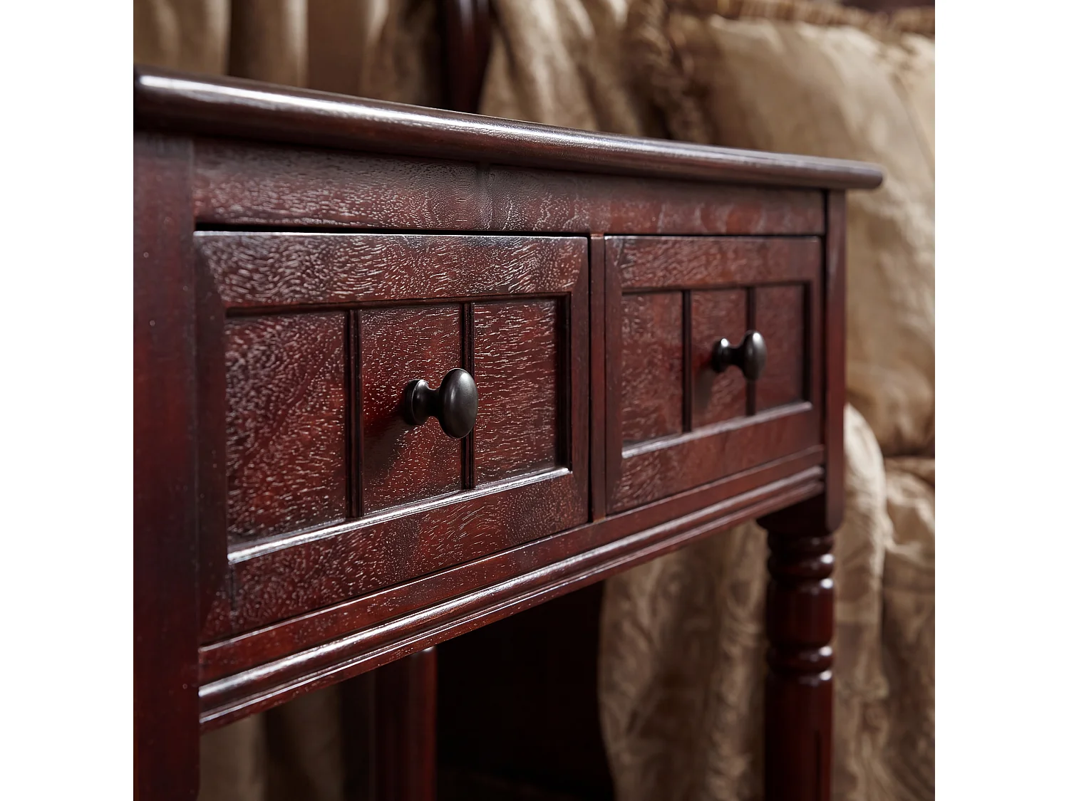 Table d'appoint Cerise foncée 35 X 91 X 74.93 cm - Margarite