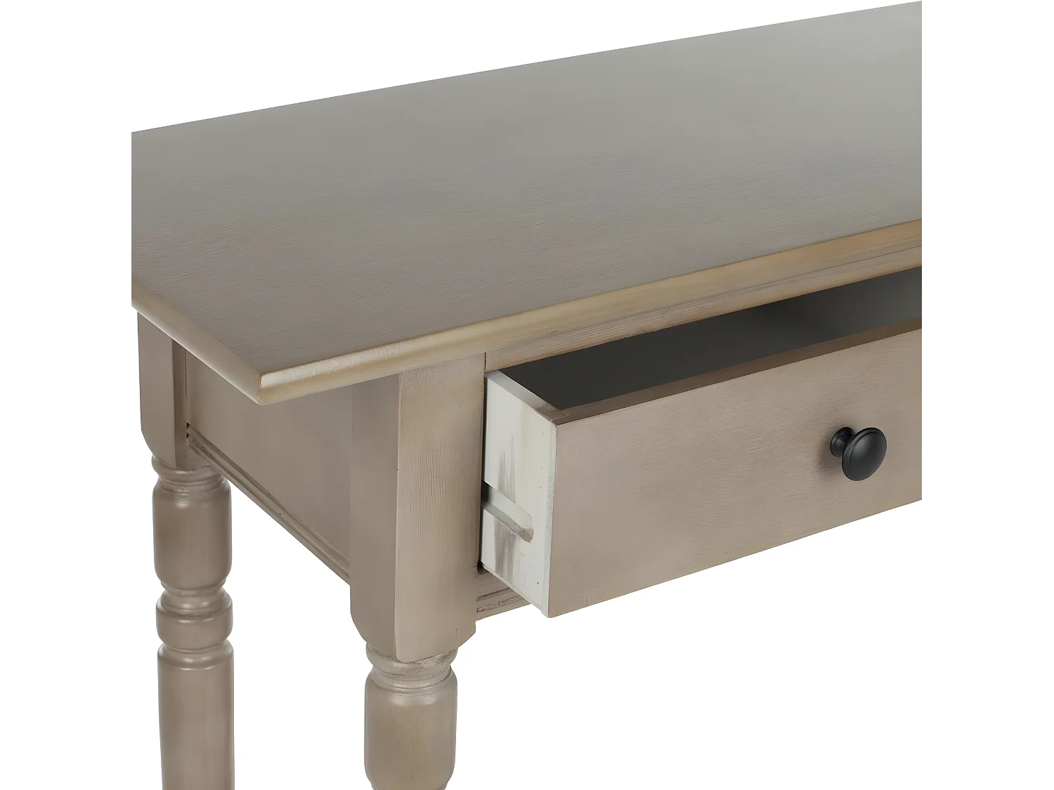 Table d'appoint Gris Vintage 33 X 96 X 81.02 cm - Eathel
