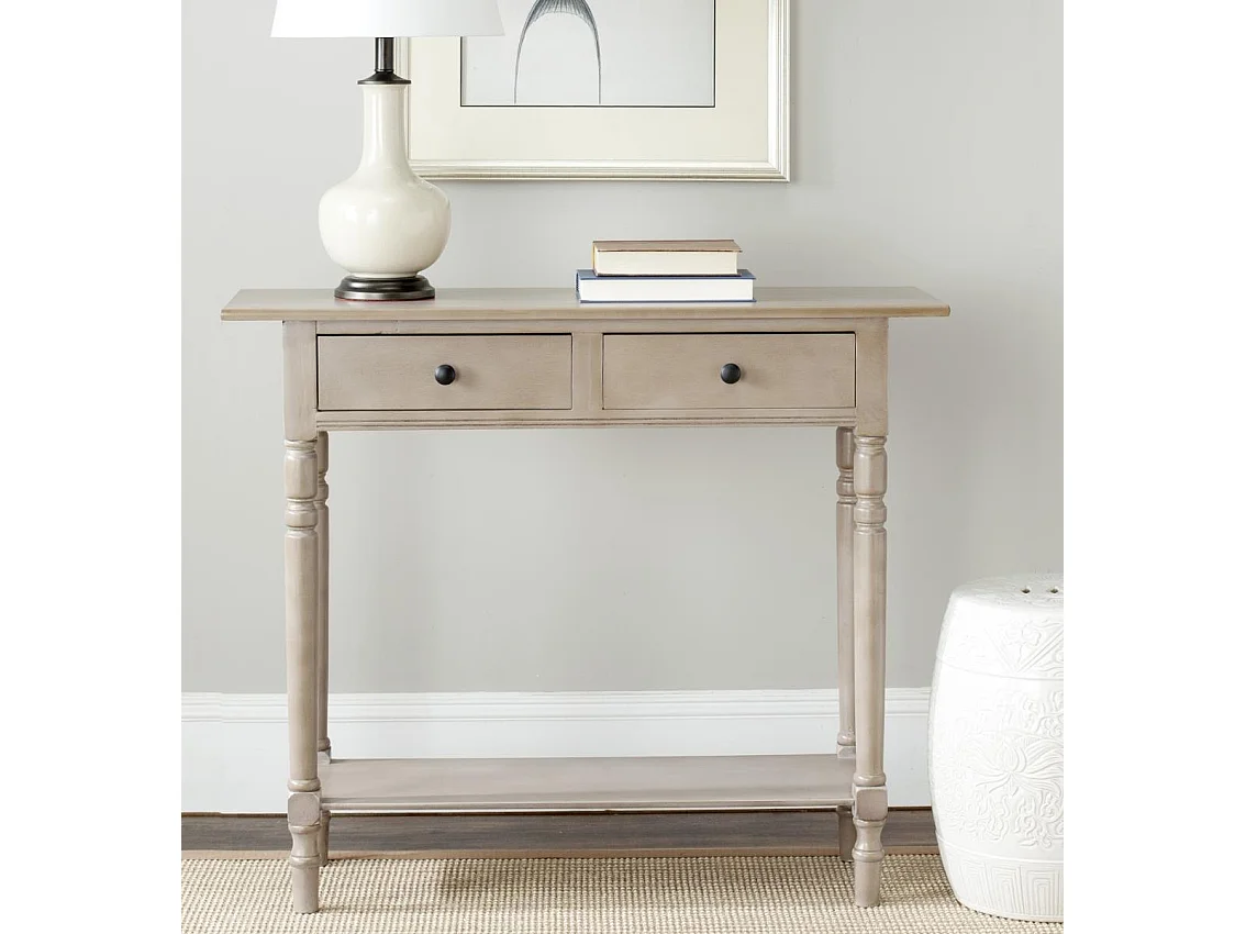 Table d'appoint Gris Vintage 33 X 96 X 81.02 cm - Eathel