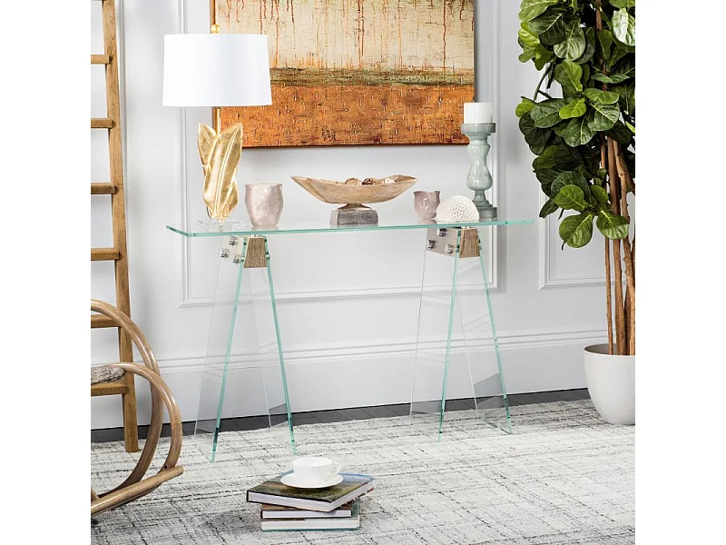 Table d'appoint Transparent 40 X 120 X 75.94 cm - Angele