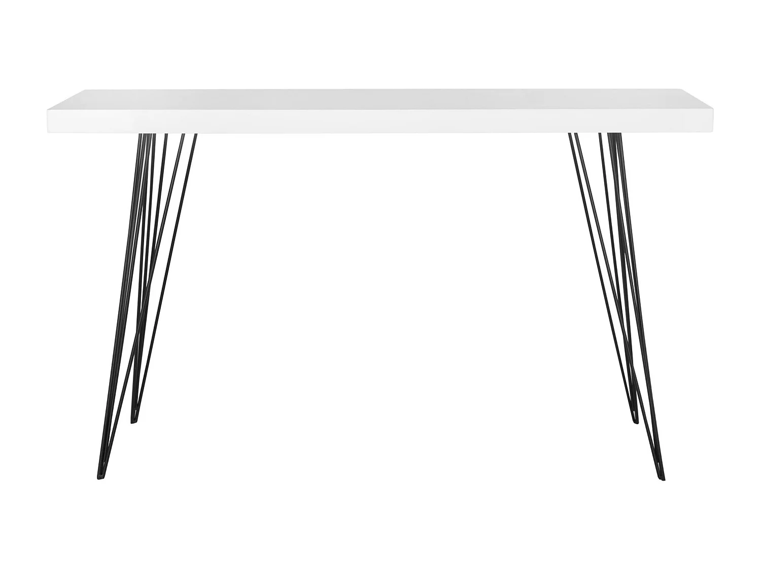 Table d'appoint Blanc et noir 44 X 140 X 82.04 cm - Enid