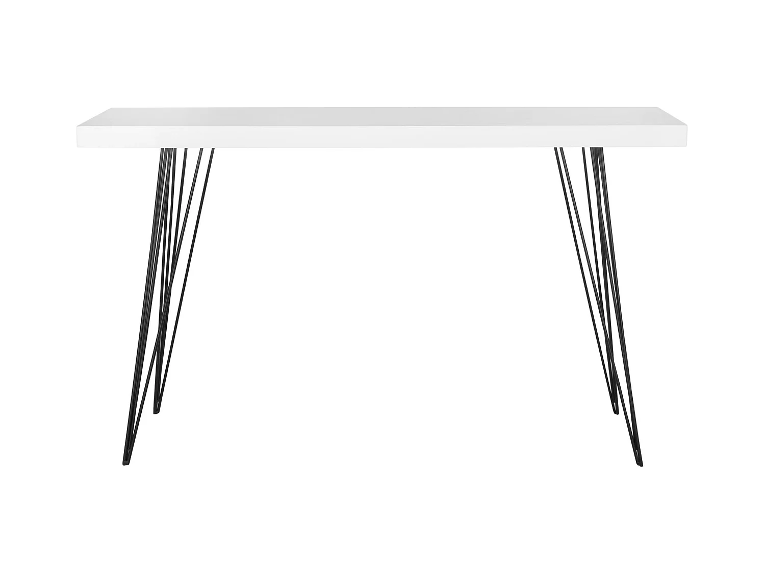 Table d'appoint Blanc et noir 44 X 140 X 82.04 cm - Enid