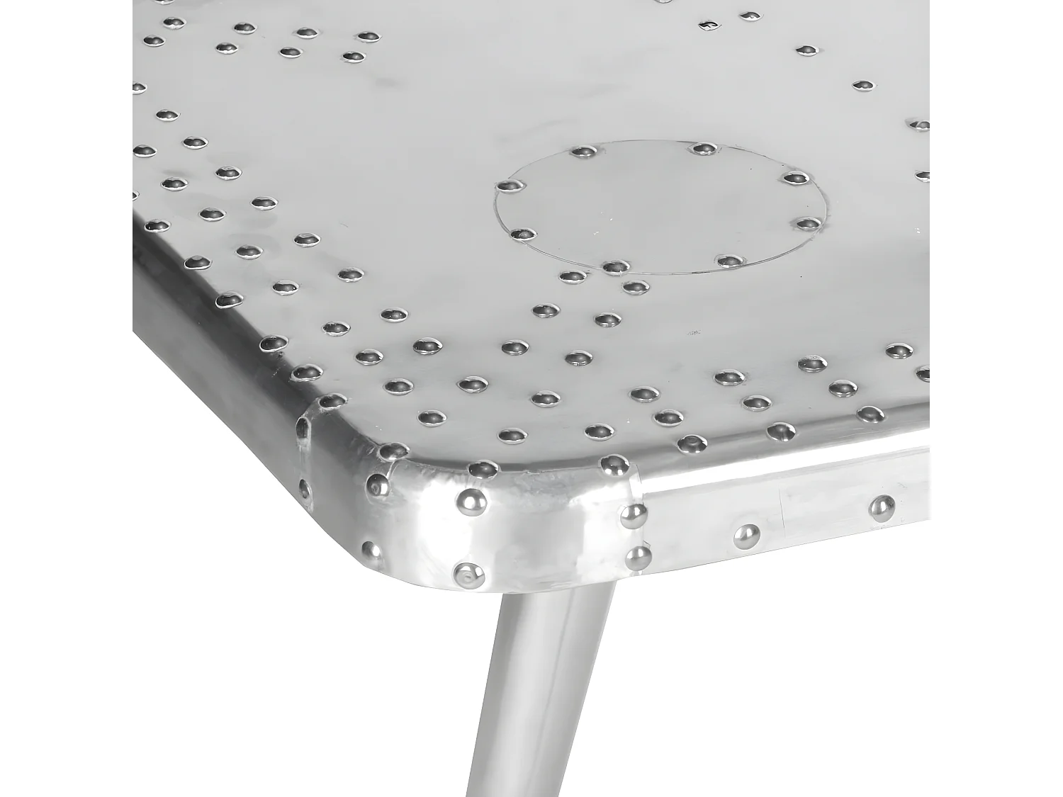 Table d'appoint Argent 58 X 140 X 73.66 cm - Monnie