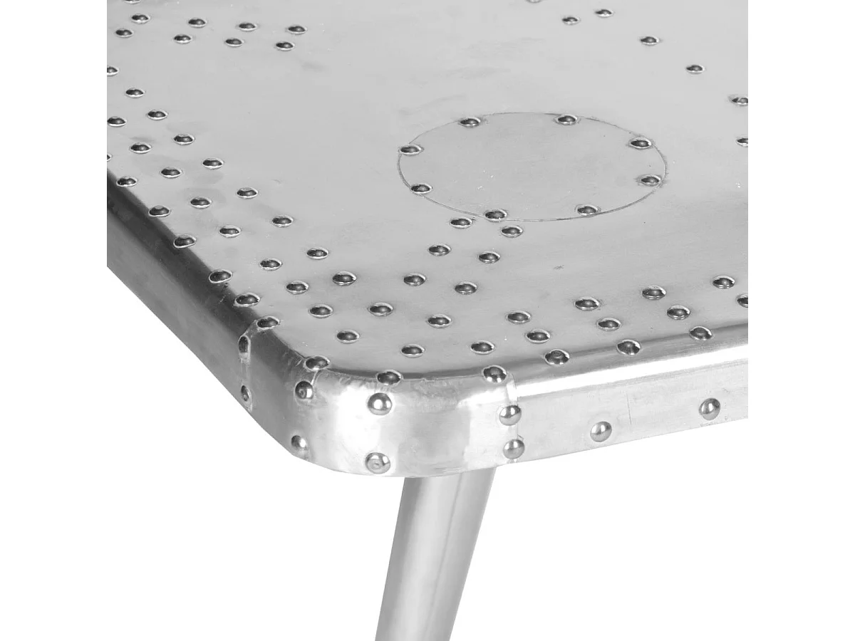 Table d'appoint Argent 58 X 140 X 73.66 cm - Monnie