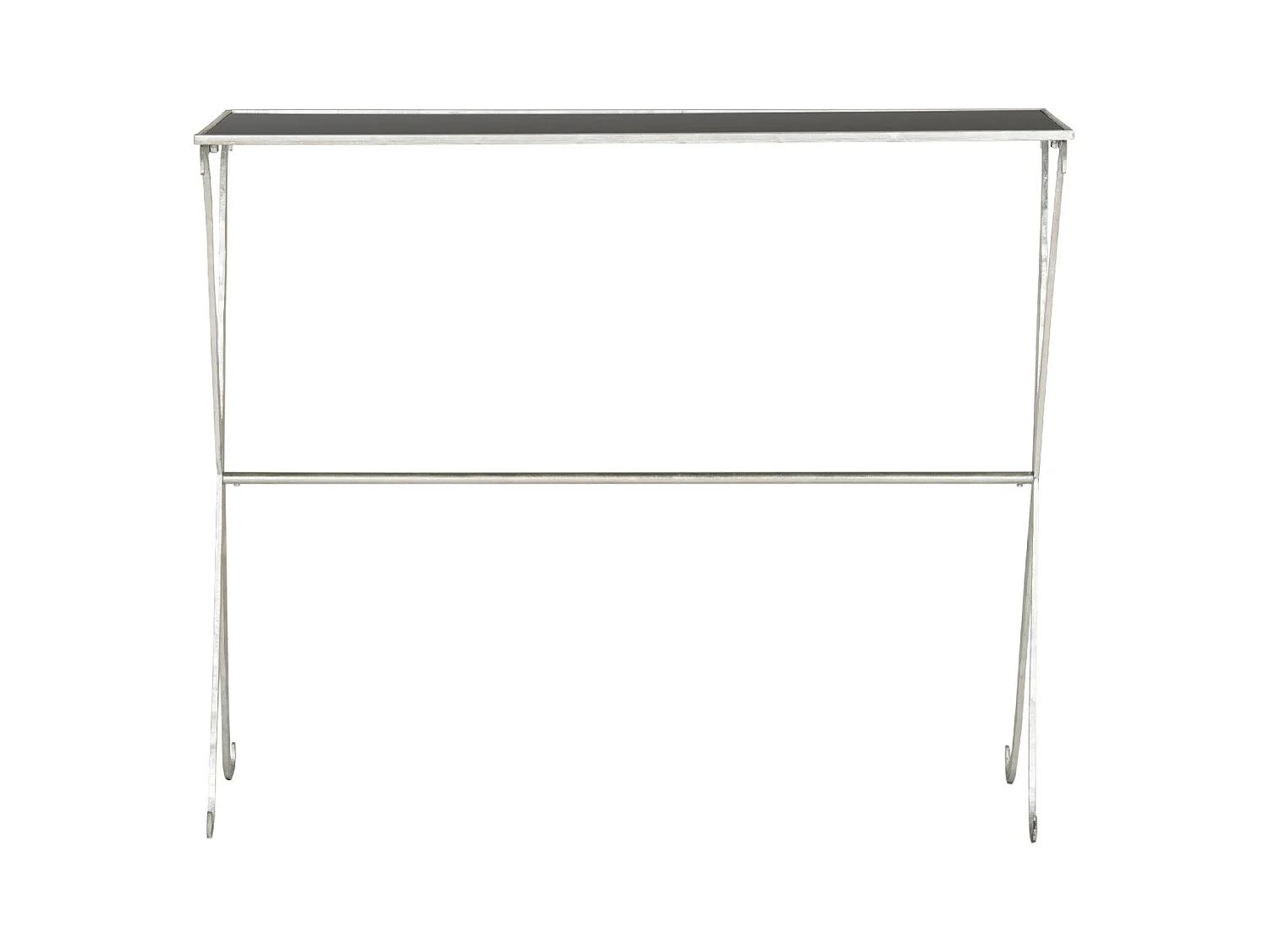 Table d'appoint Argent et noir 106 X 33 X 90.17 cm - Pearly