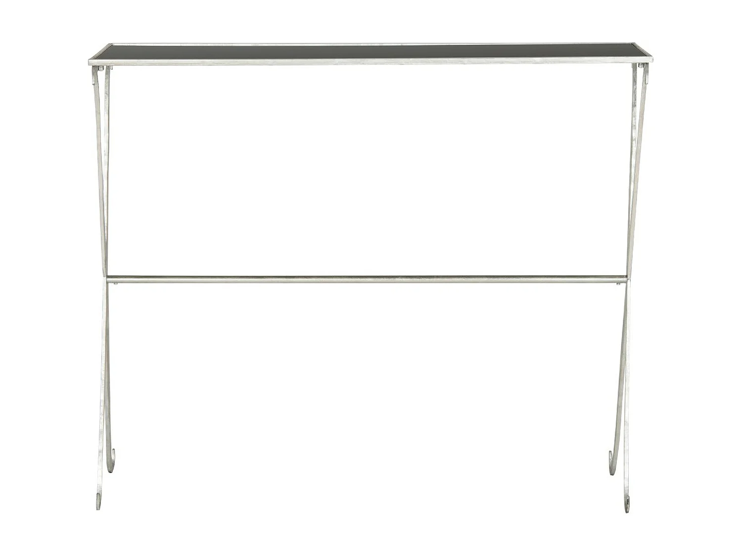Table d'appoint Argent et noir 106 X 33 X 90.17 cm - Pearly
