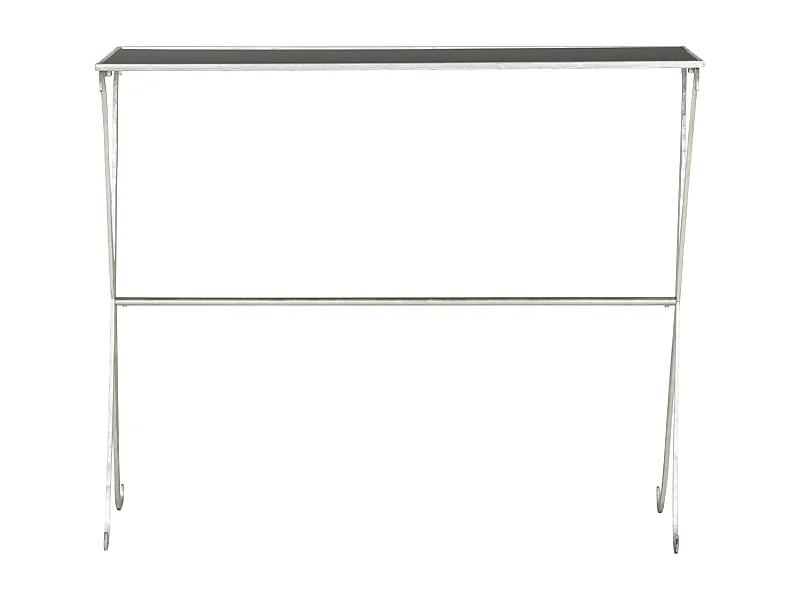 Table d'appoint Argent et noir 106 X 33 X 90.17 cm - Pearly