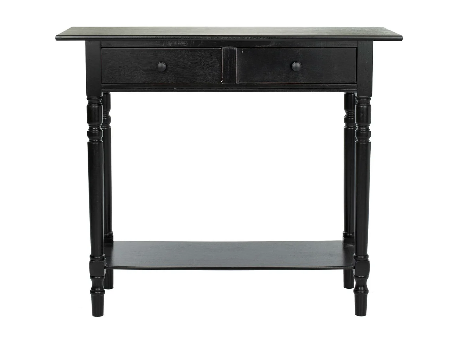 Table d'appoint Distressed et noir 33 X 96 X 78.74 cm - Eathel