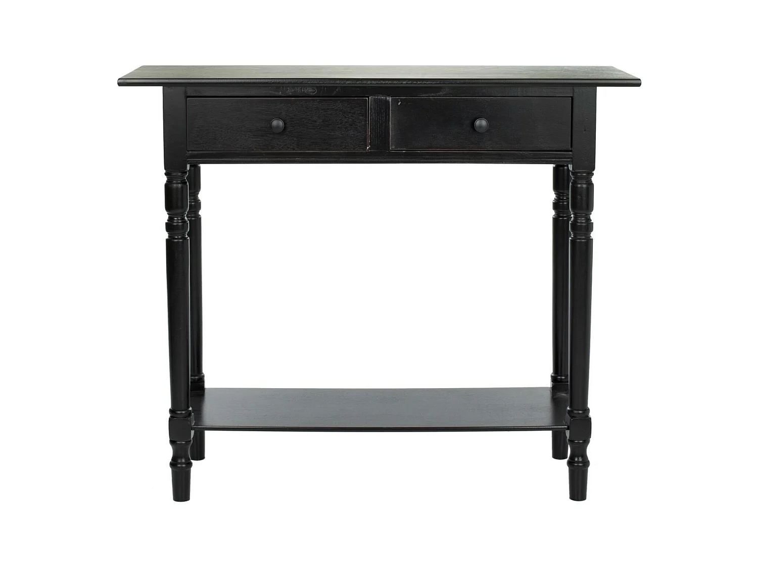 Table d'appoint Distressed et noir 33 X 96 X 78.74 cm - Eathel