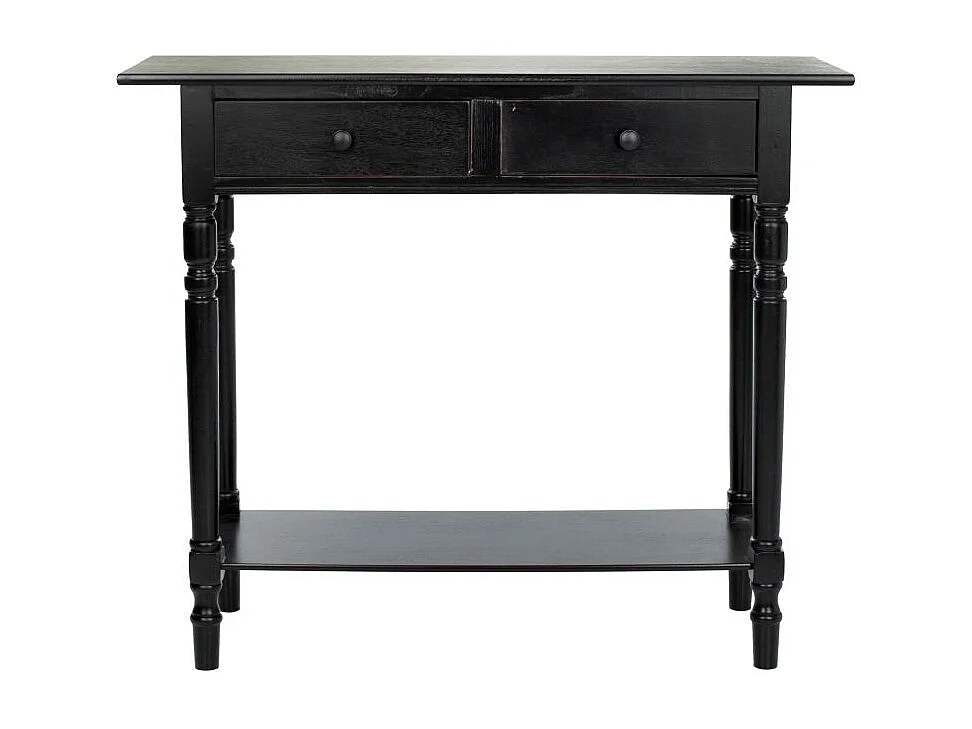 Table d'appoint Distressed et noir 33 X 96 X 78.74 cm - Eathel