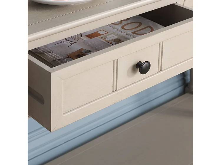 Table d'appoint Gris Vintage 35 X 91 X 74.93 cm - Margarite