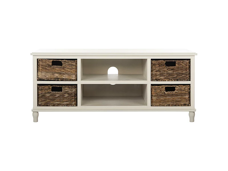 Meubles de rangement Distressed & White 40 X 120 X 51.05 cm - Oneta