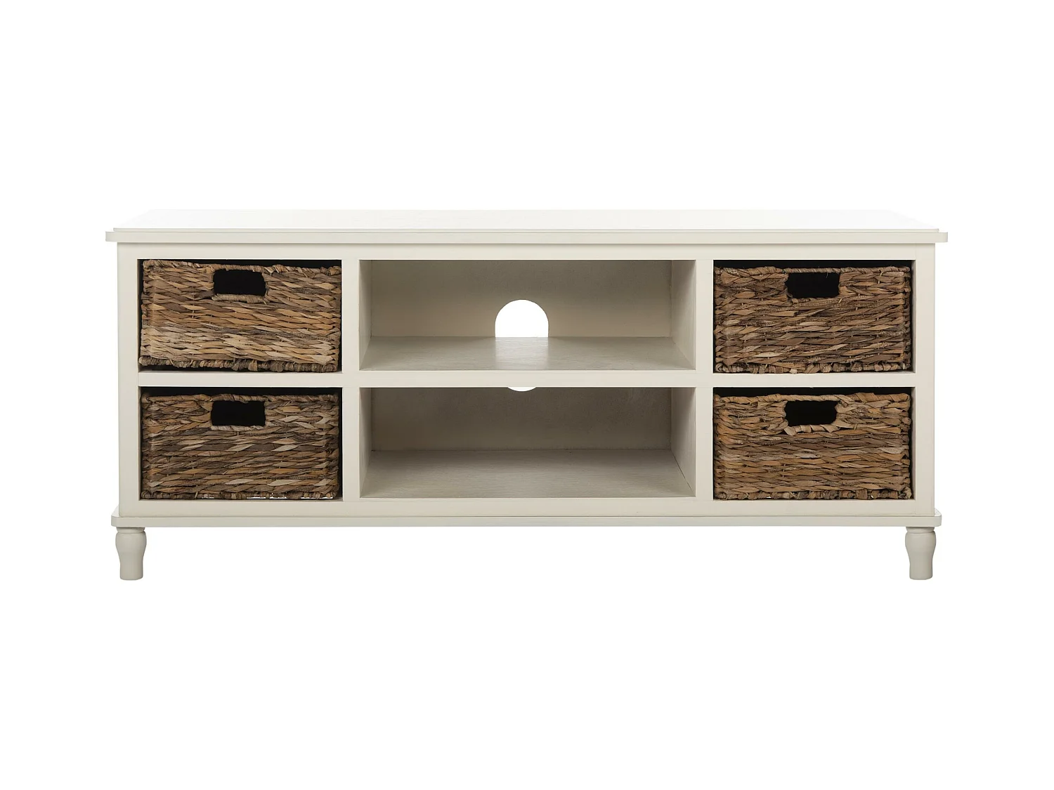Meubles de rangement Distressed & White 40 X 120 X 51.05 cm - Oneta