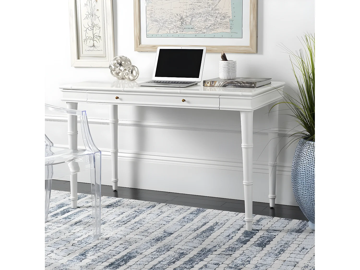 Bureau Blanc 120 x 60 x 75 cm - Noma